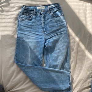 Aritzia Denim Forum Gia High Rise Carrot